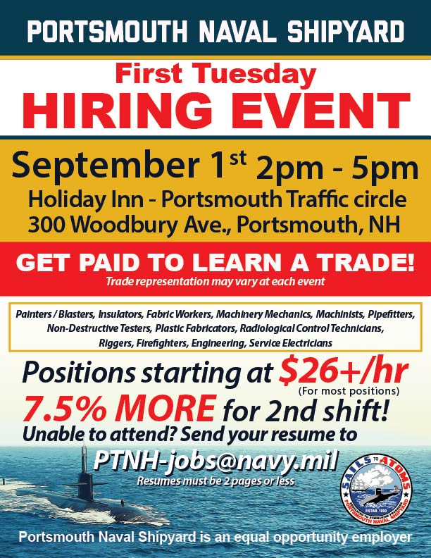 September 1st Hiring Event